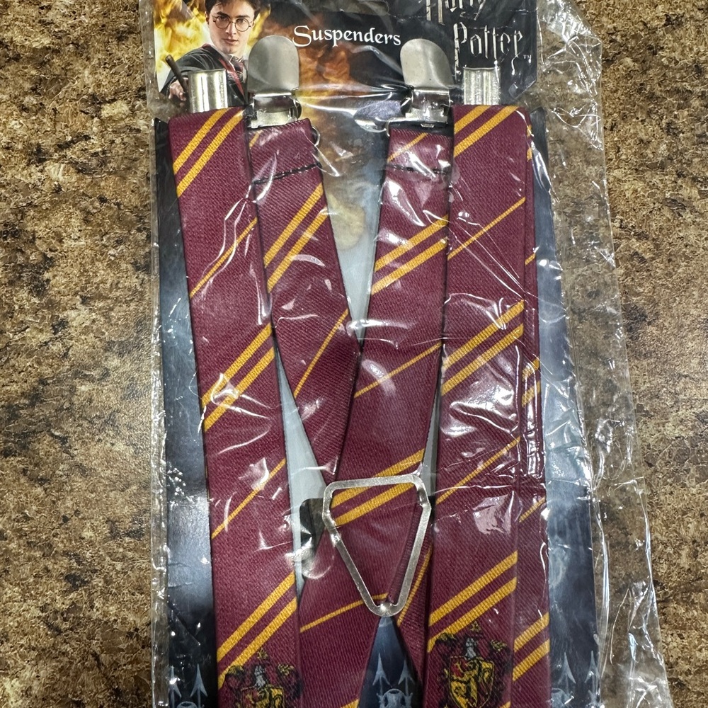 Harry Potter Gryffindor Suspenders